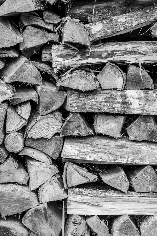 Mountain Farm Museum Woodshed Detail 1